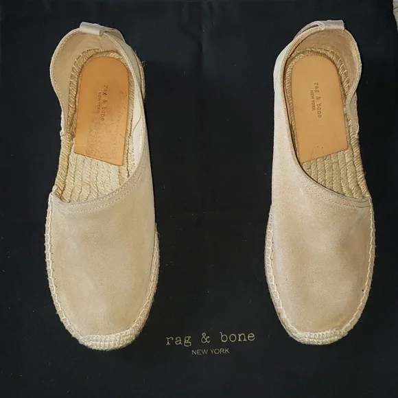 rag bone Shoes Rag Bone Delos Sand Suede Espadrille 365